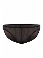 Doreanse Erkek Transparan Slip 1301 Siyah farklı açı