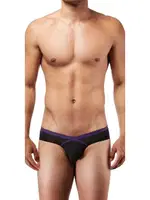 Doreanse Likralı Fantezi Erkek Slip 1377 Mor görsel 4