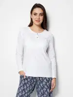 Doremi Bayan Pijama Üstü Beyaz