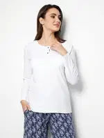 Doremi Bayan Pijama Üstü Beyaz farklı açı