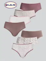 DoReMi Daily Fit 7’lü Bayan Slip Külot Desenli detay görünüm