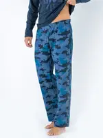 Mavi Kamuflaj DoReMi Erkek Pijama Takımı Lacivert görsel 7