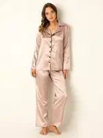 DoReMi Uzun Kollu Saten Pijama Takımı görsel 9