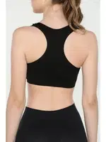 Elite Life Destekli Sporcu Büstiyeri 777 Siyah detay görünüm