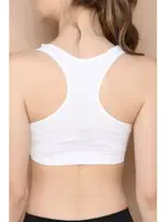 Elite Life Destekli Sporcu Büstiyeri 777 Beyaz görsel 4