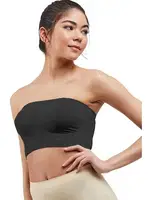 Elite Life Dikişsiz Askısız Straplez Büstiyer Sütyen 860 Siyah görsel 5