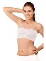 Elite Life Dikişsiz Askısız Straplez Büstiyer Sütyen 860 Beyaz görsel 4