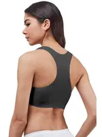 Elite Life Kadın Sporcu Dikişsiz Büstiyer 775 Siyah detay görünüm