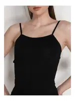 Elite Life Dikişsiz Ince Askılı Ribanalı Atlet 848 Siyah görsel 6