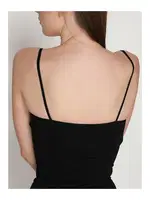 Elite Life Dikişsiz Ince Askılı Ribanalı Atlet 848 Siyah görsel 7