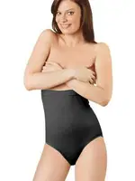 Dikişsiz Şekillendirici Silikonlu Kadın Slip Korse Elite Life 890 Siyah görsel 5