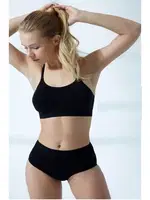 Elite Life Sünger Destekli Dikişsiz Sütyen 750 Siyah görsel 7