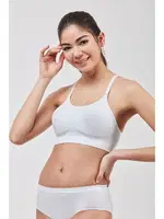 Elite Life Sünger Destekli Dikişsiz Sütyen 750 Beyaz görsel 4