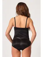 Emay 2005 Yüksek bel slip pop-up Korse Popo Destekli Siyah görsel 7