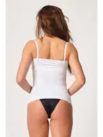 Emay 2030 Agraflı Göğsü Açık Atlet Korse Beyaz görsel 8