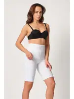 Emay 2923 Karyokalı Destekli Uzun Paçalı Korse Beyaz görsel 5