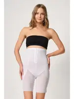 Emay 2928 Toparlayıcı Ön Agraflı Tül Lazer İnceltici Korse Beyaz detay görünüm