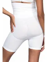 Emay 2931 Göbek Balen Destekli Slip Korse Beyaz farklı açı