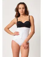 Emay 2932 Karın Destekleyici Slip Korse Beyaz farklı açı