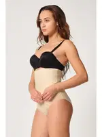 Emay 2945 Tüllü Karyokalı Lazer Slip Korse Ten görsel 5