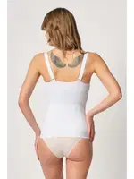 Emay 2946 Göğüs Altı Balen Destekli Atlet Korse Beyaz görsel 4
