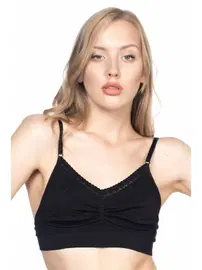 Emay Emay Agraflı Toparlayıcı Dikişsiz Sütyen 4035