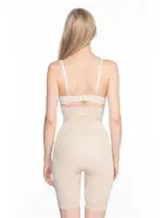 Emay Desenli Yüksek Bel Double Uzun Paçalı Korse 1 Beden Küçültür 2074 Ten görsel 5