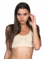 Emay Dikişsiz Dekolte Toparlayıcı Sütyen 4015 Ten görsel 4