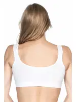 Emay Dikişsiz Kalın Askı Büstiyer 4005 Beyaz farklı açı