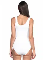 Emay Dikişsiz Kalın Askılı Çıtçıtlı Ripli Body 1924 Beyaz farklı açı