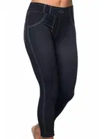 Kot Pantolon Tayt Emay Dikişsiz 3801 Siyah görsel 13