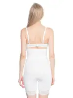 Emay Dikişsiz Paça Dantelli Boxer Korse 2027 Beyaz görsel 8