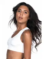 Emay Dikişsiz Sporcu Toparlayıcı Sütyen 4011 Beyaz görsel 9