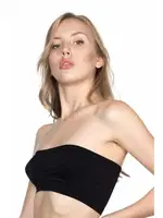 Emay Dikişsiz Straplez Büstiyer 4002 Siyah görsel 15