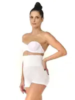 Emay Dikişsiz Toparlayıcı Double Boxer Korse 2022 Beyaz görsel 8