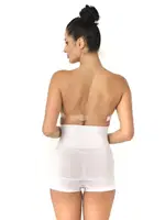 Emay Dikişsiz Toparlayıcı Double Boxer Korse 2022 Beyaz görsel 7