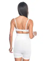 Emay Double Yüksek Bel Kısa Paçalı Korse 2075 Beyaz farklı açı