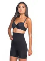 Emay Double Yüksek Bel Kısa Paçalı Korse 2075 Siyah görsel 9