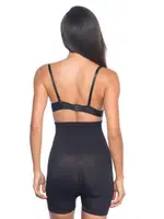 Emay Double Yüksek Bel Kısa Paçalı Korse 2075 Siyah görsel 10