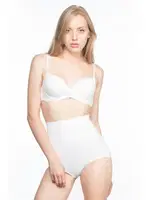 Emay İnce Yüksek Bel Slip Korse 7024 Beyaz görsel 6