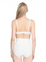 Emay İnce Yüksek Bel Slip Korse 7024 Beyaz görsel 7