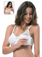 Emay Koton B CUP Emzirme Lohusa Sütyeni 116B Beyaz farklı açı