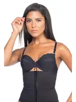 Emay Seamless Agraflı Double Bel Korse 2026 Siyah detay görünüm