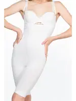 Emay Seamless Göğsü Ve Popo Açık Uzun Paçalı Boxer Boy Korse 2038 Beyaz farklı açı