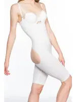 Emay Seamless Göğsü Ve Popo Açık Uzun Paçalı Boxer Boy Korse 2038 Beyaz görsel 4