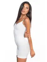 Emay Seamless Karın Masaj Özellikli Kısa Paça Baxer Boy Korse 2059 Beyaz görsel 5