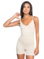 Emay Seamless Karın Masaj Özellikli Kısa Paça Baxer Boy Korse 2059 Ten
