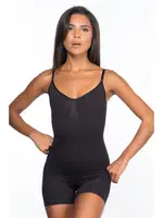 Emay Seamless Karın Masaj Özellikli Kısa Paça Baxer Boy Korse 2059 Siyah görsel 9