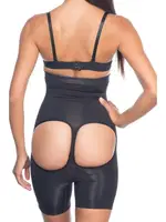 Emay Seamless Karın Toparlayıcı Popo Açık Korse 2033 Siyah görsel 6