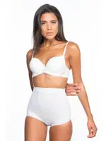 Emay Seamless Masaj Özellikli İzyapmaz Slip Korse 2057 Beyaz farklı açı
